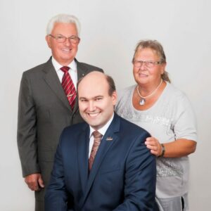 Familienfoto Horst, Monika und Markus Urban