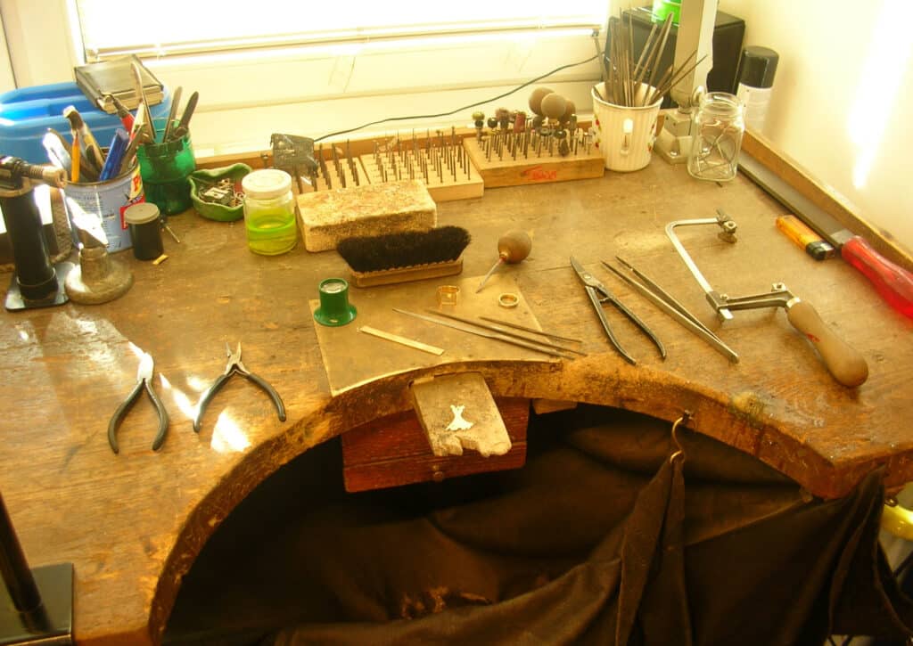 Goldschmiede Urban Goldschmiede Werktisch